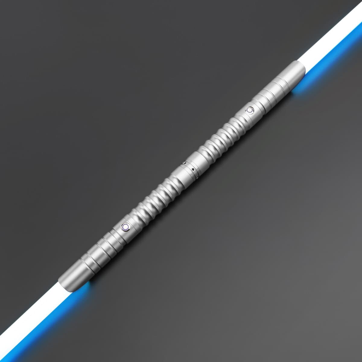 Silver Simplex V3 Double-Bladed Lightsaber - Proffie 2.2