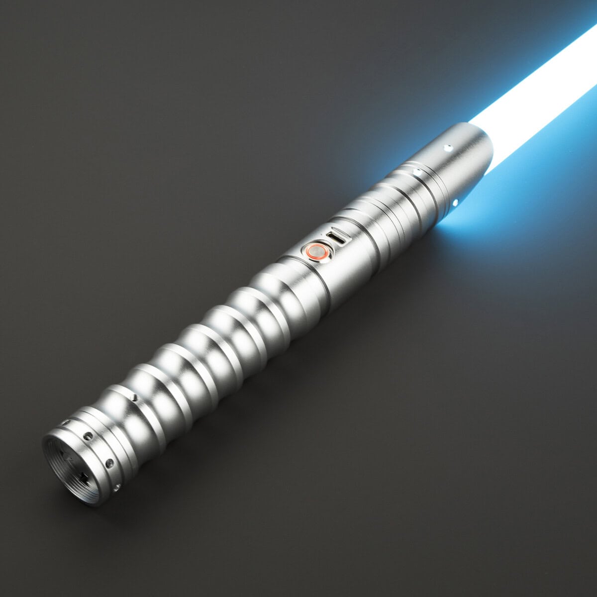 The Fighter Silver Duelling Lightsaber - RGB-X