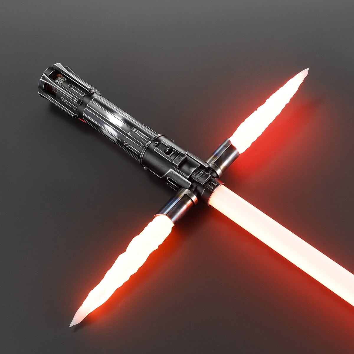 Weathered Kylo Ren Crossguard Lightsaber - Xenopixel V3 | Saber 66
