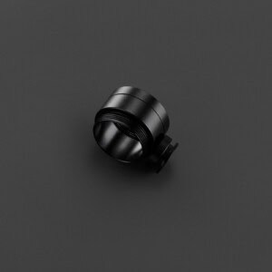 Black Covertec Adapter with Wheel for RGB-X and Xenopixel Lightsabers